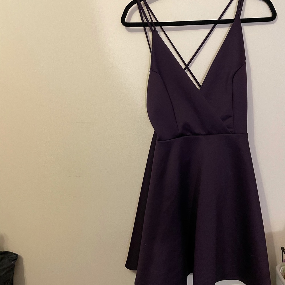Purple dress